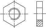 Гайки DIN 439-1 (EN ISO 4036)